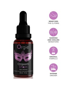 ORGIE ORGASM DROPS GOTAS ESTIMULANTES PARA CLATORIS 30 ML
