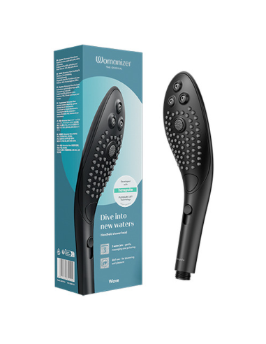 WOMANIZER WAVE CABEZAL DE DUCHA ESTIMULADOR DE CLITORAS NEGRO