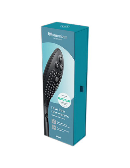 WOMANIZER WAVE CABEZAL DE DUCHA ESTIMULADOR DE CLITORAS NEGRO