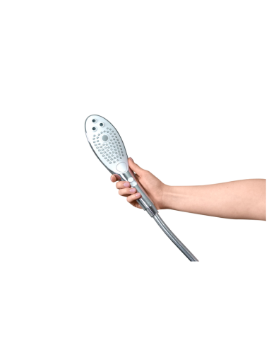 WOMANIZER WAVE CABEZAL DE DUCHA ESTIMULADOR DE CLITORAS PLATEADO