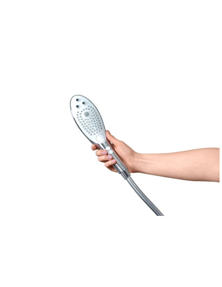 WOMANIZER WAVE CABEZAL DE DUCHA ESTIMULADOR DE CLITORAS PLATEADO