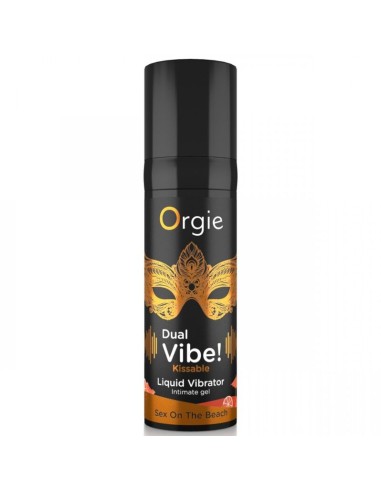 ORGIE DUAL VIBE SEX ON THE BEACH GEL ANTIMO BESABLE EFECTO VIBRANTE 15 ML