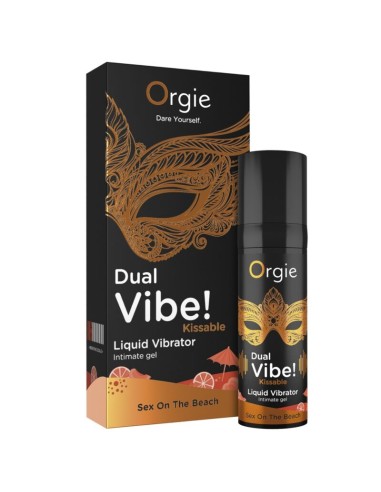 ORGIE DUAL VIBE SEX ON THE BEACH GEL ANTIMO BESABLE EFECTO VIBRANTE 15 ML