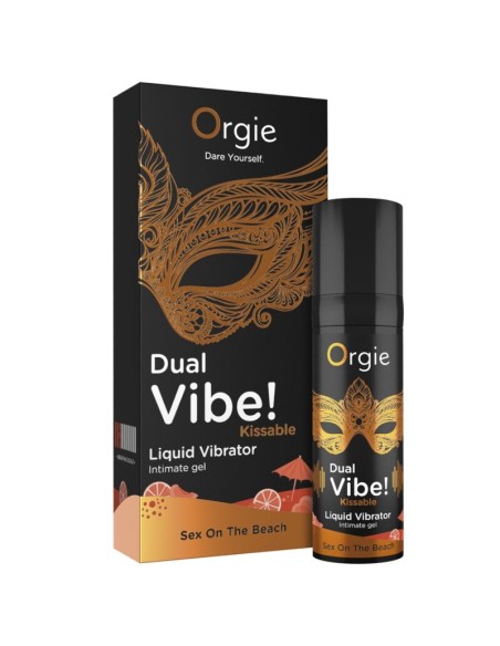 ORGIE DUAL VIBE SEX ON THE BEACH GEL ANTIMO BESABLE EFECTO VIBRANTE 15 ML