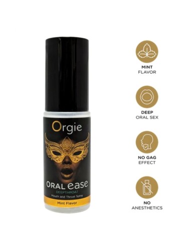 ORGIE ORAL EASE SPRAY BUCAL Y GARGANTA SABOR MENTA 50 ML