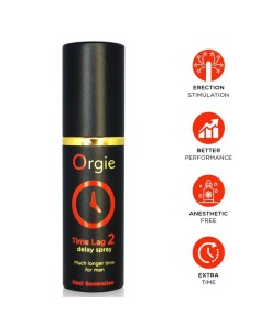 ORGIE TIME LAG 2 SPRAY RETARDANTE SIN ANESTASICOS 10 ML