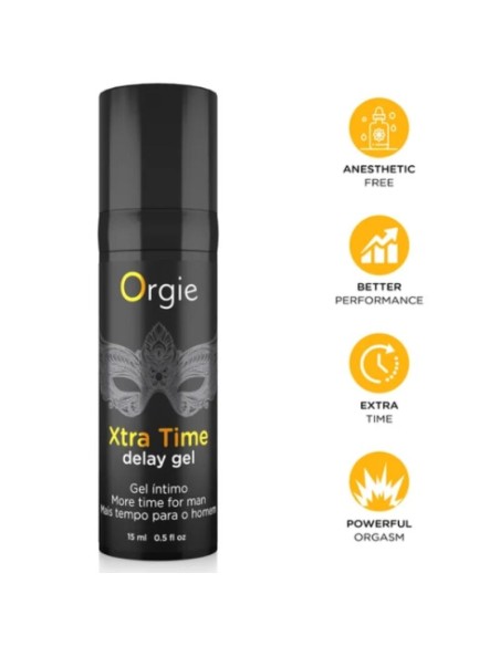 ORGIE XTRA TIME GEL RETARDANTE SIN ANESTASICOS 15 ML
