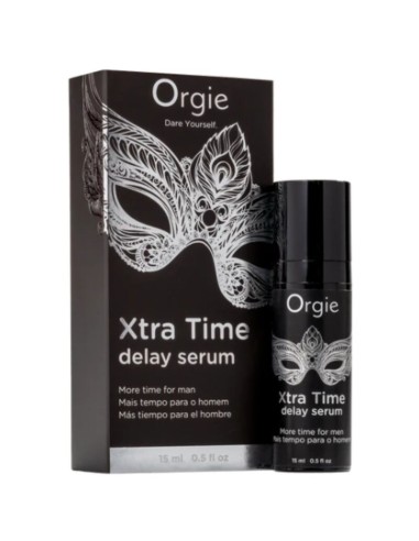 ORGIE XTRA TIME SARUM DE SILICONA RETARDANTE SIN ANESTASICOS 15 ML