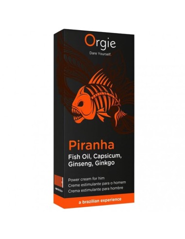 ORGIE PIRANHA CREMA POTENCIADORA PARA HOMBRE 15 ML