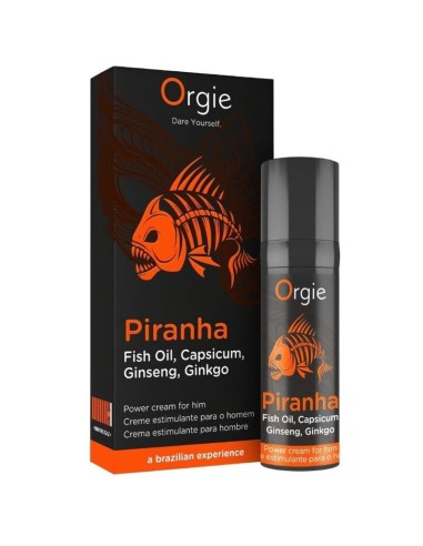 ORGIE PIRANHA CREMA POTENCIADORA PARA HOMBRE 15 ML