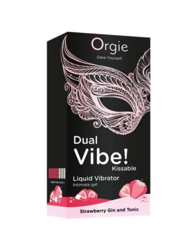 ORGIE DUAL VIBE GIN AND TONIC FRESA GEL ANTIMO BESABLE EFECTO VIBRANTE 15 ML