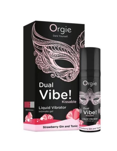 ORGIE DUAL VIBE GIN AND TONIC FRESA GEL ANTIMO BESABLE EFECTO VIBRANTE 15 ML