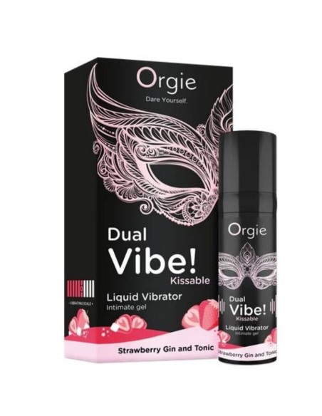 ORGIE DUAL VIBE GIN AND TONIC FRESA GEL ANTIMO BESABLE EFECTO VIBRANTE 15 ML