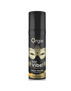 ORGIE DUAL VIBE PIAA COLADA GEL ANTIMO BESABLE EFECTO VIBRANTE 15 ML 2