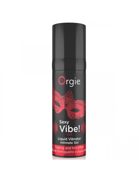 ORGIE SEXY VIBE HOT GEL ANTIMO EFECTO VIBRANTE Y CALOR 15 ML