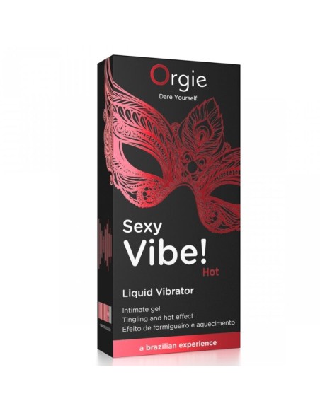 ORGIE SEXY VIBE HOT GEL ANTIMO EFECTO VIBRANTE Y CALOR 15 ML