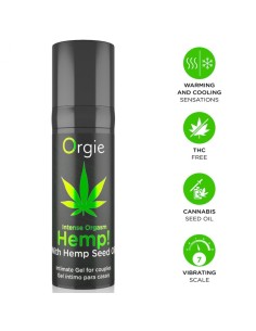 ORGIE HEMP INTENSE ORGASM GEL ANTIMO MULTISENSACIAN CON ACEITE DE CAAAMO 15 ML