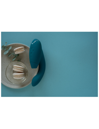 WOMANIZER DUO 2 ESTIMULADOR AZUL PETRALEO
