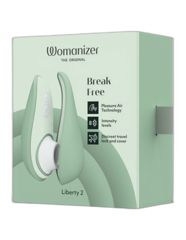 WOMANIZER LIBERTY 2 ESTIMULADOR SUCCIONADOR CLATORIS VERDE CLARO