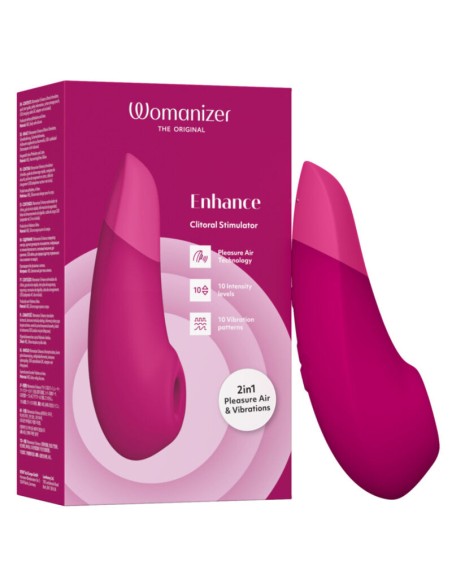 WOMANIZER ENHANCE ESTIMULADOR DE CLITORAS ROSA VIBRANTE