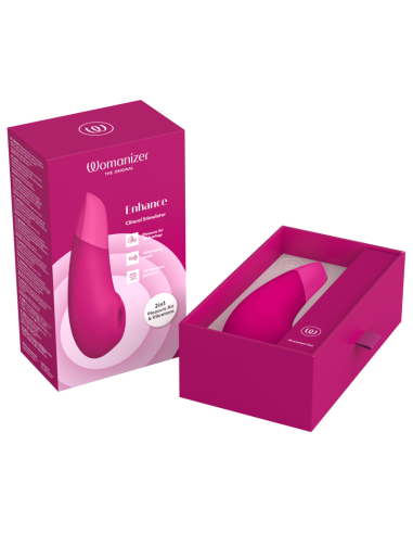 WOMANIZER ENHANCE ESTIMULADOR DE CLITORAS ROSA VIBRANTE