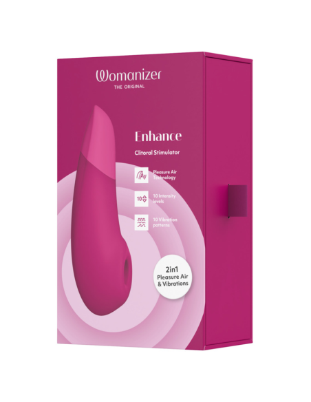 WOMANIZER ENHANCE ESTIMULADOR DE CLITORAS ROSA VIBRANTE