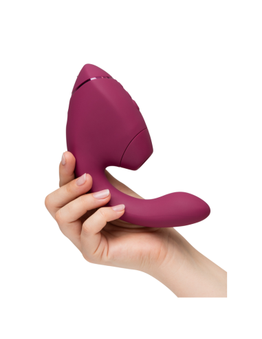 WOMANIZER DUO NEXT ESTIMULADOR VIBRADOR DUAL CLATORIS PUNTOAG ROSA