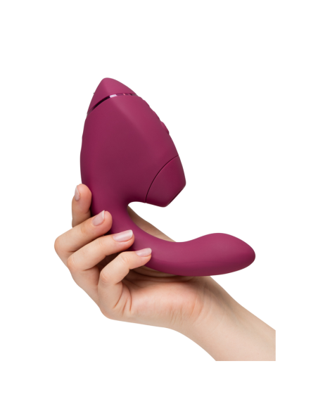 WOMANIZER DUO NEXT ESTIMULADOR VIBRADOR DUAL CLATORIS PUNTOAG ROSA