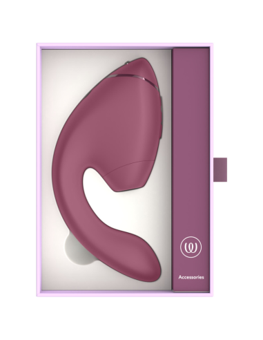 WOMANIZER DUO NEXT ESTIMULADOR VIBRADOR DUAL CLATORIS PUNTOAG ROSA