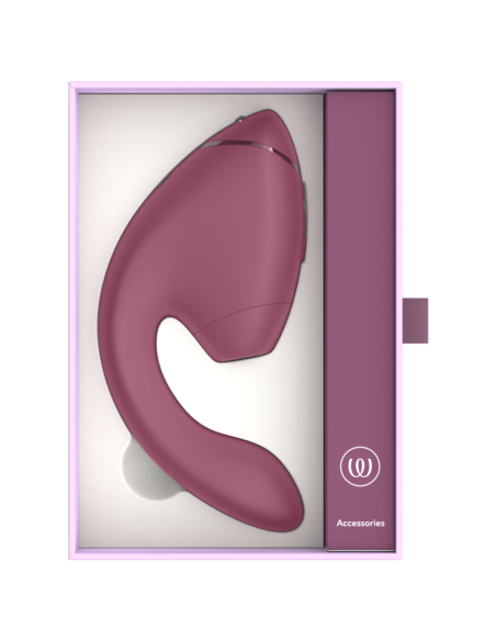 WOMANIZER DUO NEXT ESTIMULADOR VIBRADOR DUAL CLATORIS PUNTOAG ROSA