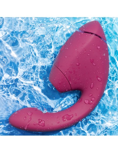 WOMANIZER DUO NEXT ESTIMULADOR VIBRADOR DUAL CLATORIS PUNTOAG ROSA