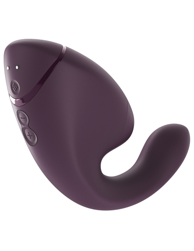 WOMANIZER DUO NEXT ESTIMULADOR VIBRADOR DUAL CLATORIS PUNTOAG MORADO
