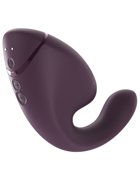 WOMANIZER DUO NEXT ESTIMULADOR VIBRADOR DUAL CLATORIS PUNTOAG MORADO