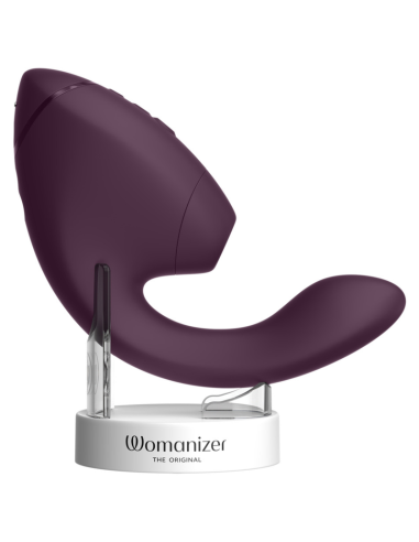 WOMANIZER DUO NEXT ESTIMULADOR VIBRADOR DUAL CLATORIS PUNTOAG MORADO