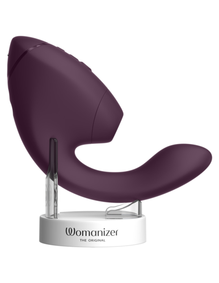 WOMANIZER DUO NEXT ESTIMULADOR VIBRADOR DUAL CLATORIS PUNTOAG MORADO