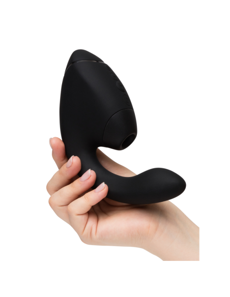 WOMANIZER DUO NEXT ESTIMULADOR VIBRADOR DUAL CLATORIS PUNTOAG NEGRO