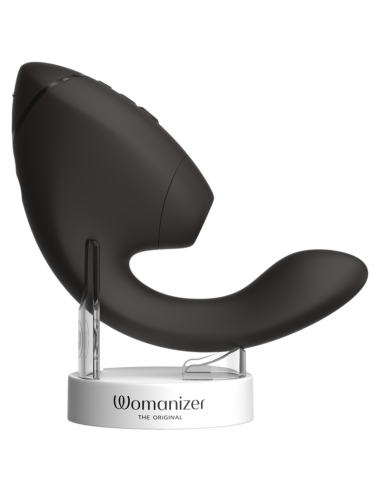 WOMANIZER DUO NEXT ESTIMULADOR VIBRADOR DUAL CLATORIS PUNTOAG NEGRO