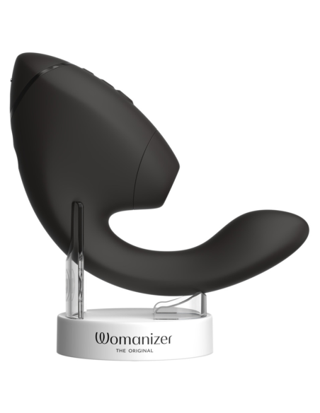 WOMANIZER DUO NEXT ESTIMULADOR VIBRADOR DUAL CLATORIS PUNTOAG NEGRO