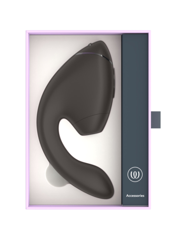 WOMANIZER DUO NEXT ESTIMULADOR VIBRADOR DUAL CLATORIS PUNTOAG NEGRO