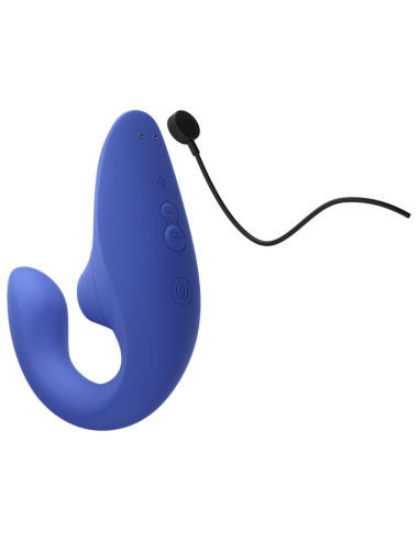 WOMANIZER BLEND ESTIMULADOR VIBRADOR RABBIT AZUL