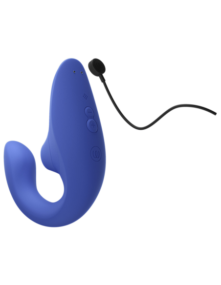 WOMANIZER BLEND ESTIMULADOR VIBRADOR RABBIT AZUL