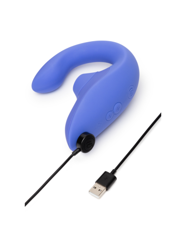 WOMANIZER BLEND ESTIMULADOR VIBRADOR RABBIT AZUL