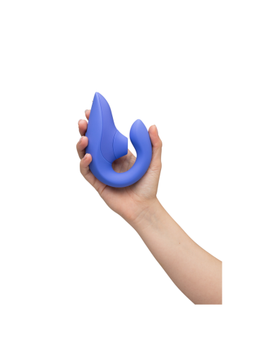 WOMANIZER BLEND ESTIMULADOR VIBRADOR RABBIT AZUL