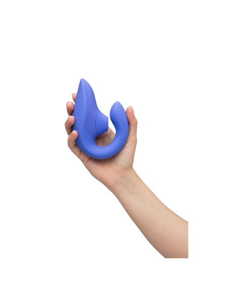WOMANIZER BLEND ESTIMULADOR VIBRADOR RABBIT AZUL