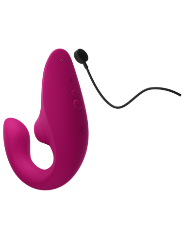 WOMANIZER BLEND ESTIMULADOR VIBRADOR RABBIT FUCSIA