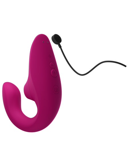 WOMANIZER BLEND ESTIMULADOR VIBRADOR RABBIT FUCSIA