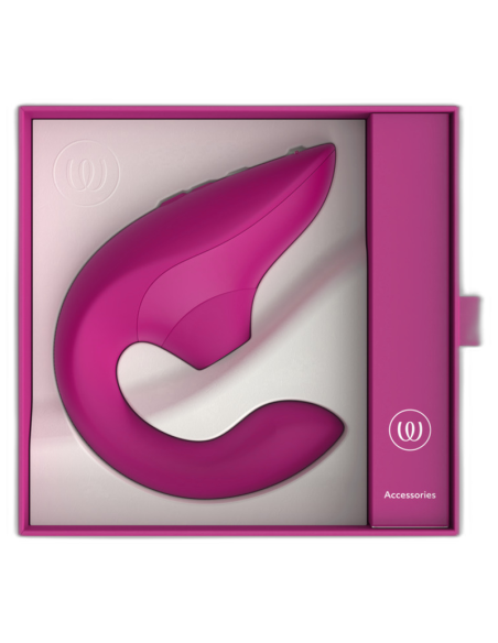 WOMANIZER BLEND ESTIMULADOR VIBRADOR RABBIT FUCSIA