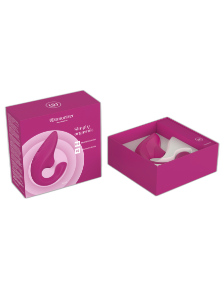 WOMANIZER BLEND ESTIMULADOR VIBRADOR RABBIT FUCSIA