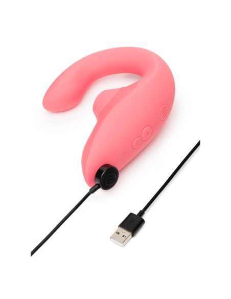 WOMANIZER BLEND ESTIMULADOR VIBRADOR RABBIT ROSA