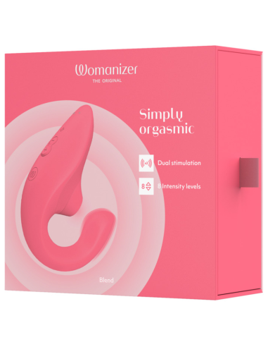 WOMANIZER BLEND ESTIMULADOR VIBRADOR RABBIT ROSA